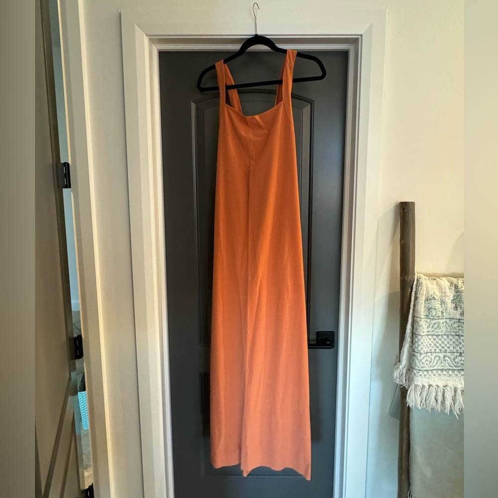Athleta Arrival Dress Sunbaked Clay Large Tall
